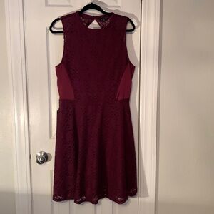 NWT The Limited Wine Color Sleeveless Dress Size 12